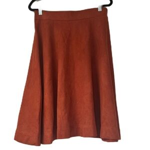 Rust Brand A-line Suede Skirt Size Small